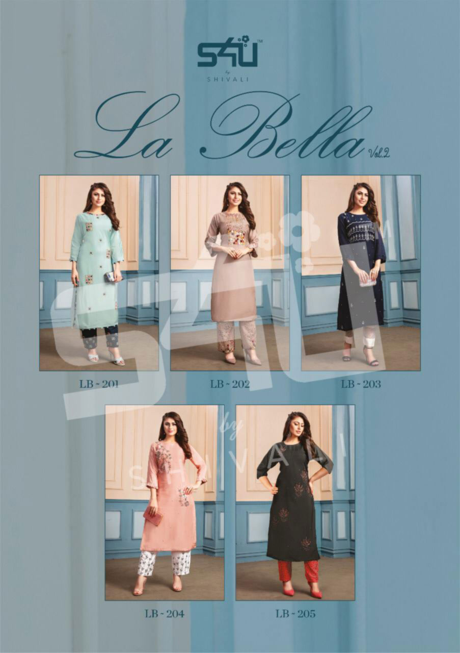 S4u La Bella Vol-2 Designer Kurti Manufacturer S4u La Bella Vol-2 Designer Kurti Manufacturer